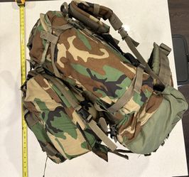 Backpack - Military Woodland Camouflage