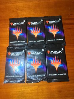 Wizards of the Coast Magic: The Gathering Welcome Booster Pack Lot of 6 English