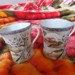Chinese style tea cups