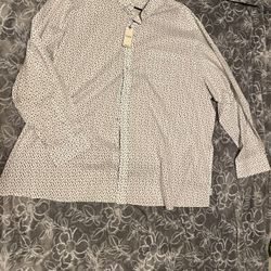 New With Tags! Men’s 4X Dress Shirt 