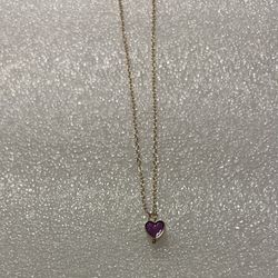 Heart Pendant Charm Necklace (Fashion Jewelry)