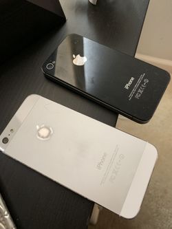 Used 1 iphone 5 and 1 iPhone 4
