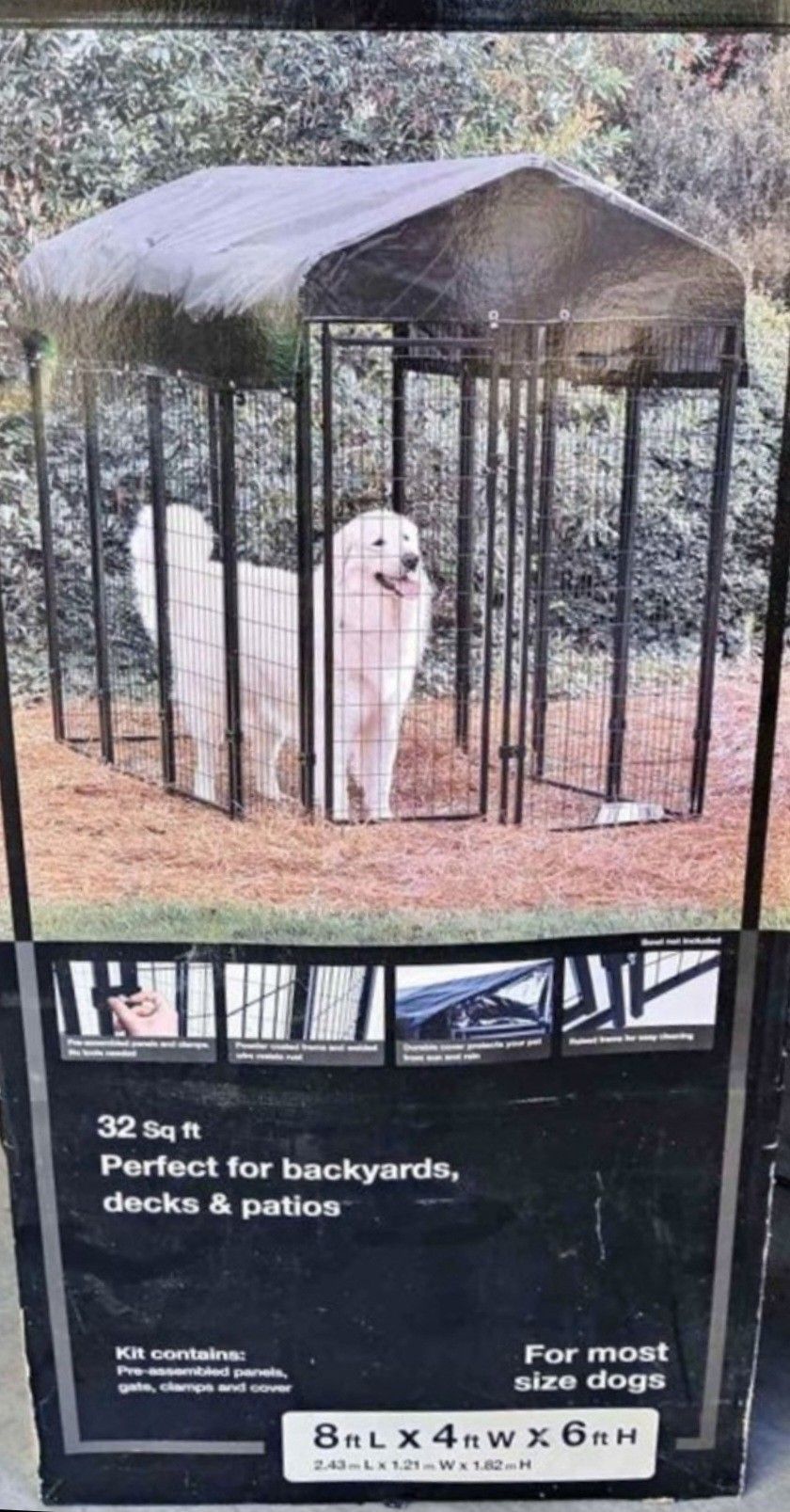 Outside Dog Kennel