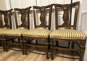 4 Dinning Chairs, Beech wood (all 4 together)