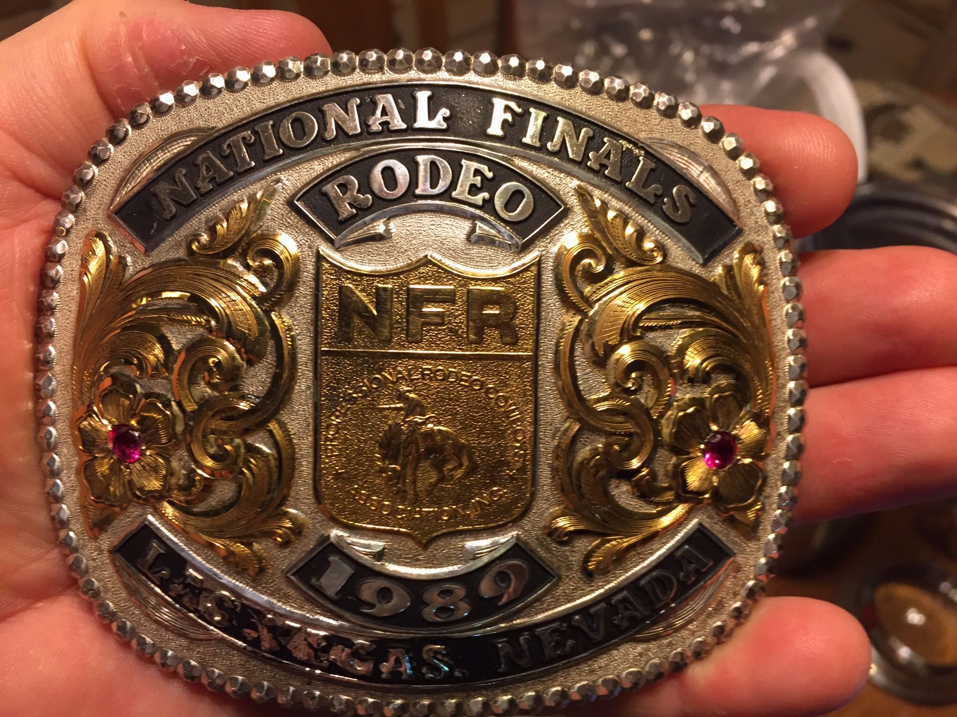 1989 NFR Belt Buckle
