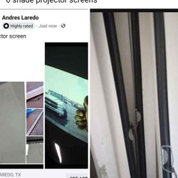 6 shade projector screens 