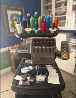 Melco Saurer Amaya XT Embroidery Machine 16 needle