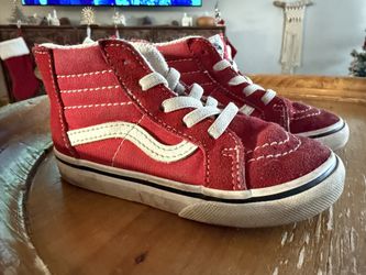 Vans Sk8- Hi Zip Shoe (toddler Size 8)