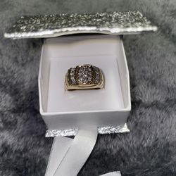 14k gold ring 1ct vs diamond size 11