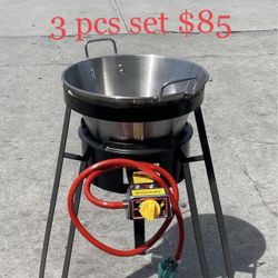 Cazo De Accero Con Vase I Quemador Nuevo En Especial
