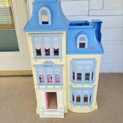 Vintage F-P Loving Family Victorian Doll House