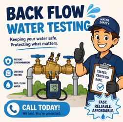 Back flow testing