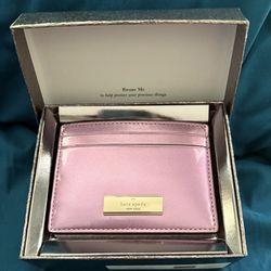 Kate Spade Pink Metallic Wallet 
