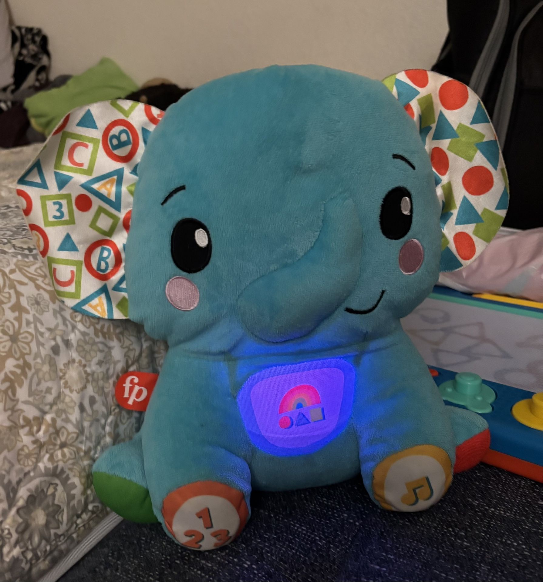 Elephant Musical Push Toy