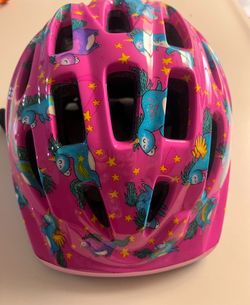 Unicorn bike helmet for kids (age 5-15)-adjustable, lightweight, breathable, shockproof helmet