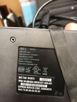 Dell laptop docking stations.