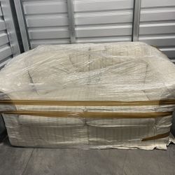 Cream & Soft Yellow Striped Loveseat – Classic Rolled Arms