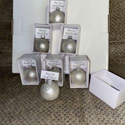 7 new Christmas ornament place card / business card holders Great for Wedding events or decorations $10
