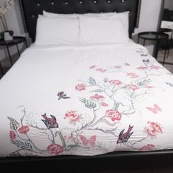 Queen Bed Frame and Mattress