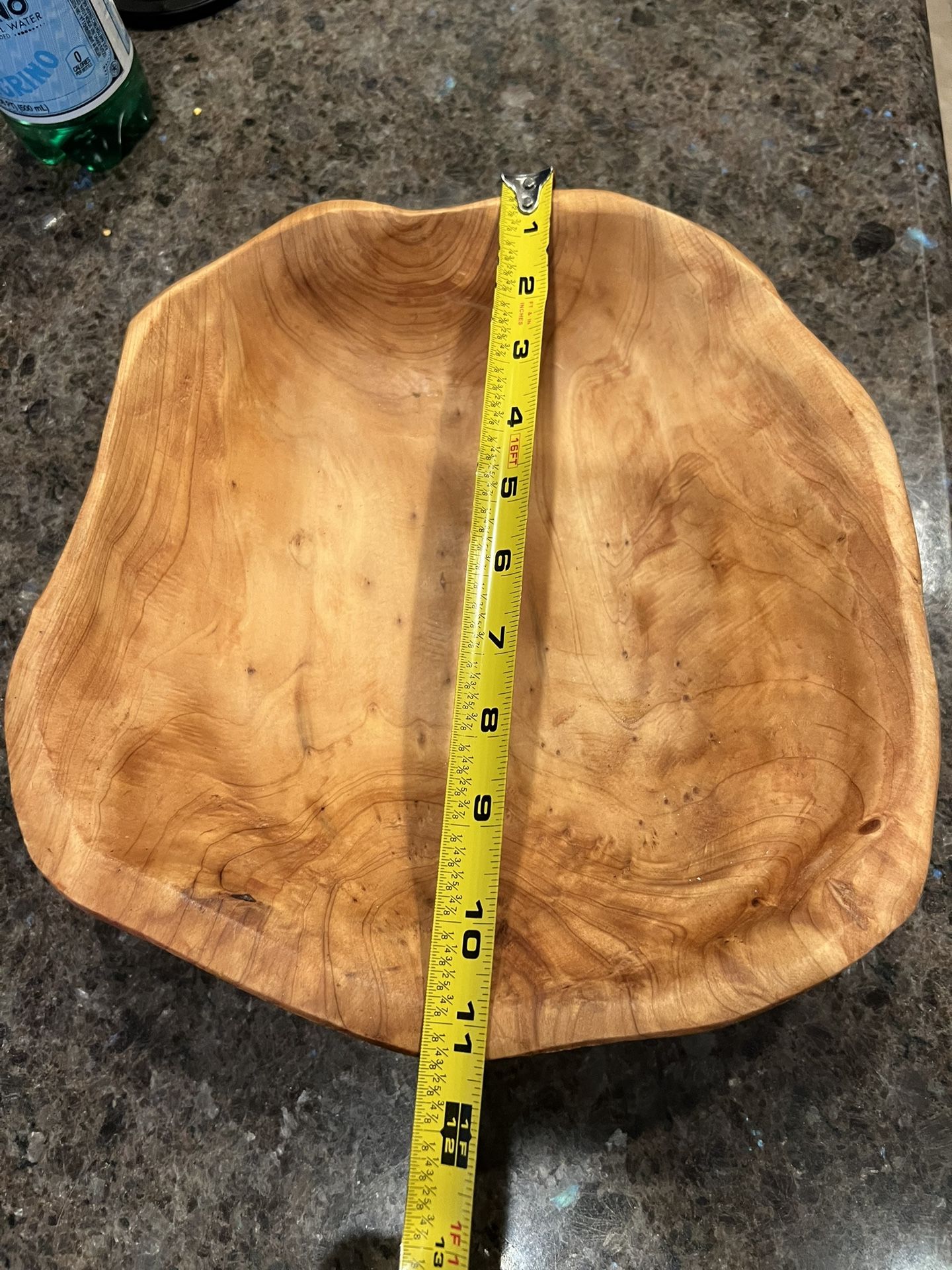 Bambeco Carved Wood Bowl, New Condition $15