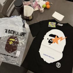 Bape X Heron Preston Tee
