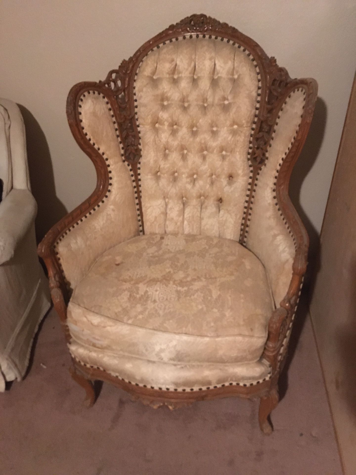 antique Queen And Chair 20’s-30’s