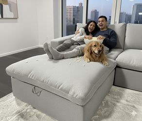 Brand New Washable Cloud Storage Ottoman – Only $79