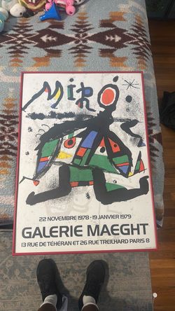 Miro framed poster