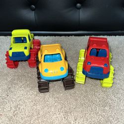 3 Baby / Toddler Toy Trucks  
