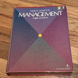 Management Textbook 3rd Edition- Acceptable Condition