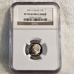 #581 Dime 2007 S Coin 