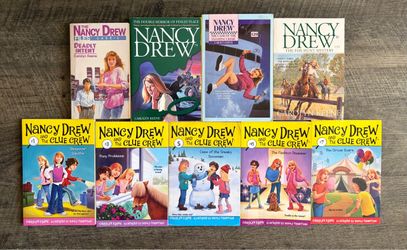 Nancy Drew Clue Crew and More (Lot of 9 Books)