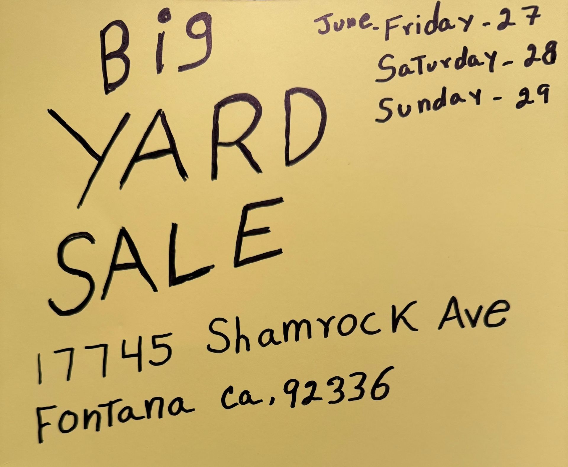 I’ll Be Having A Big Sale Tomorrow Friday ,Saturday.and Sunday 27,28,29