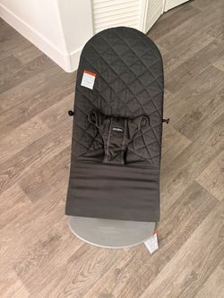 BabyBjörn Quilted Cotton Bouncer Bliss - Black