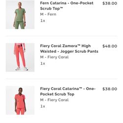 Figs Scrubs Size Medium