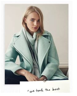 Banana Republic Cocoon Mint Coat