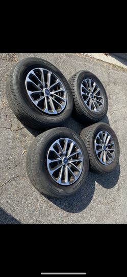 4 - 265/60r18 6x135 6x5.31 Stock Ford F-150 F150 Expedition Wheels Rims Good Treads New Tires !!!!