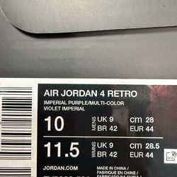 Jordan 4's
