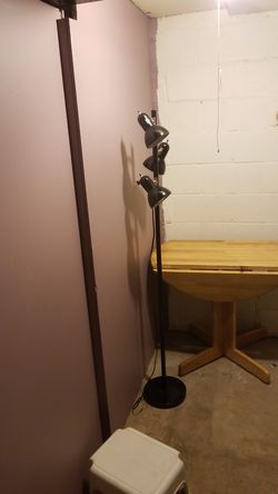 Luken Brushed Steel 3-light Tree Floor Lamp