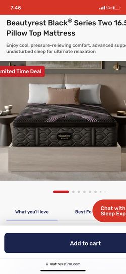 Mattresses Beautyrest black series 2 pillow top medium king size brand new