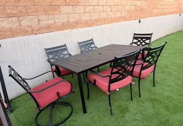 Patio table set