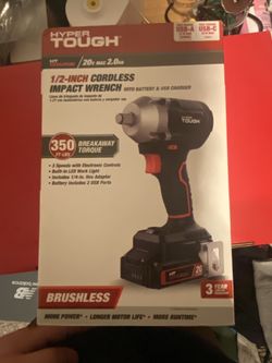 Brand New! 1/2 inch cordless impact wrench