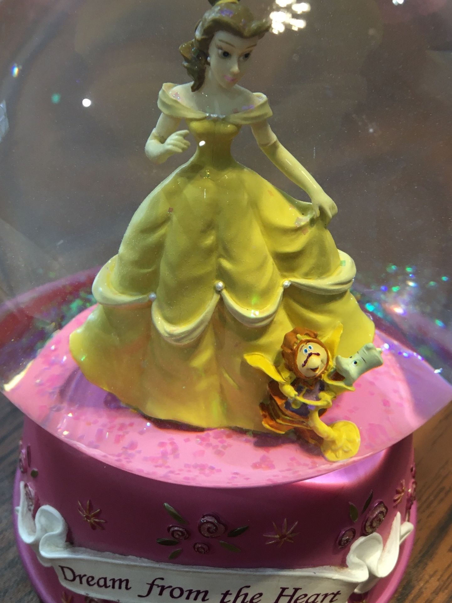 Disney Bell Music Snow Globe