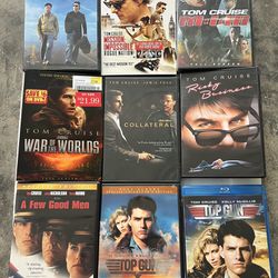 Tom Cruise Lot Of 9 DVDs