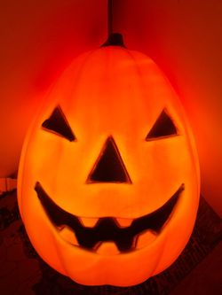 1991 13” TPI Pumpkin Blow Mold-Vintage Halloween