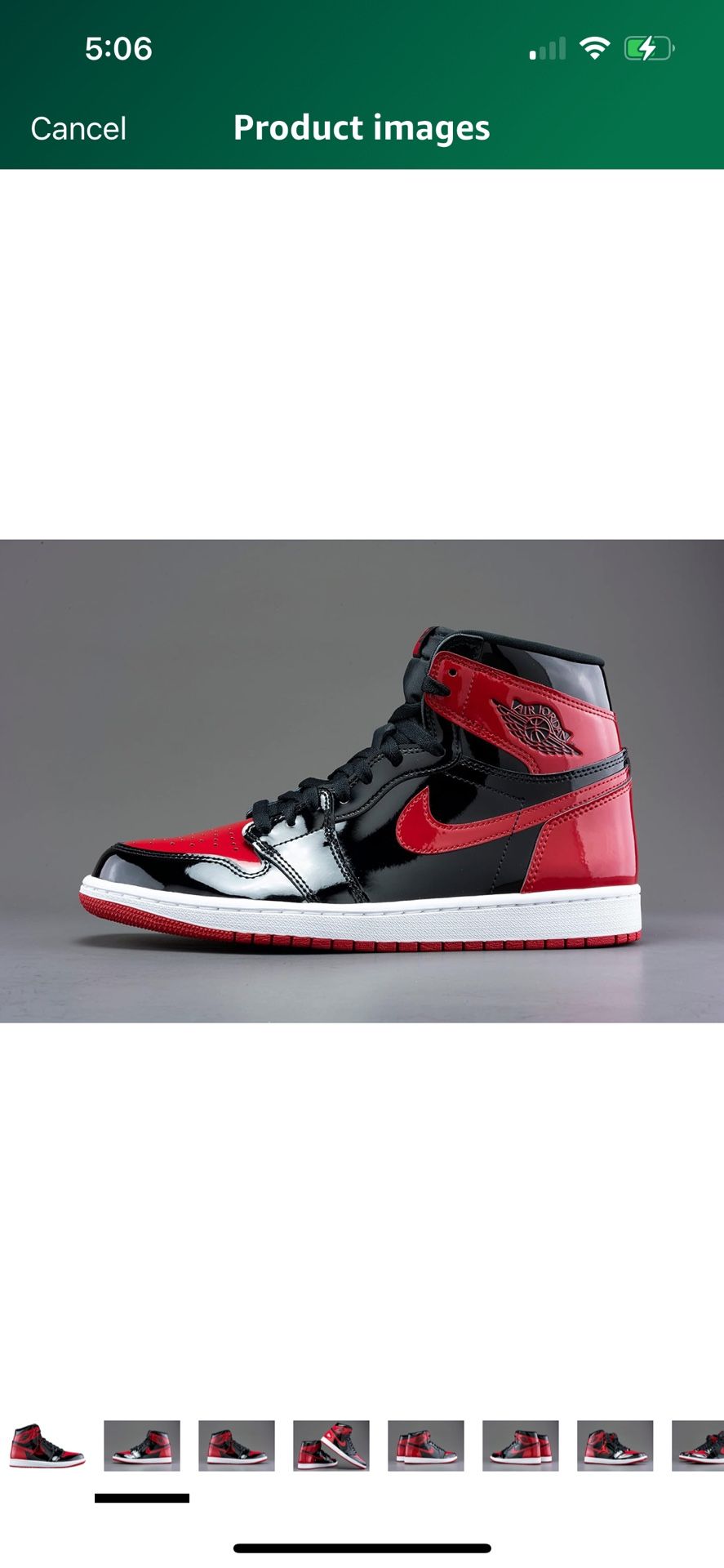 Nike Men's Air Jordan 1 Retro High OG Sneaker Patent