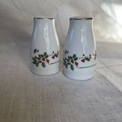 Vintage Christmas Decor Salt and Pepper Shakers