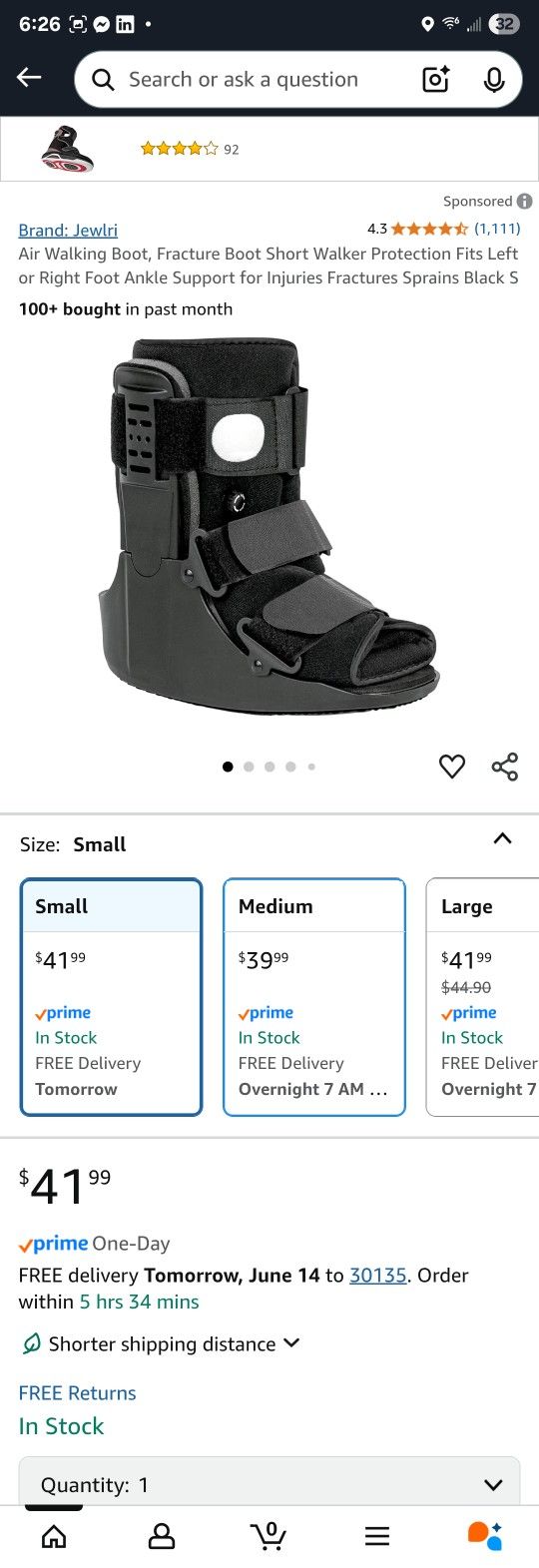 Air Walking Boot