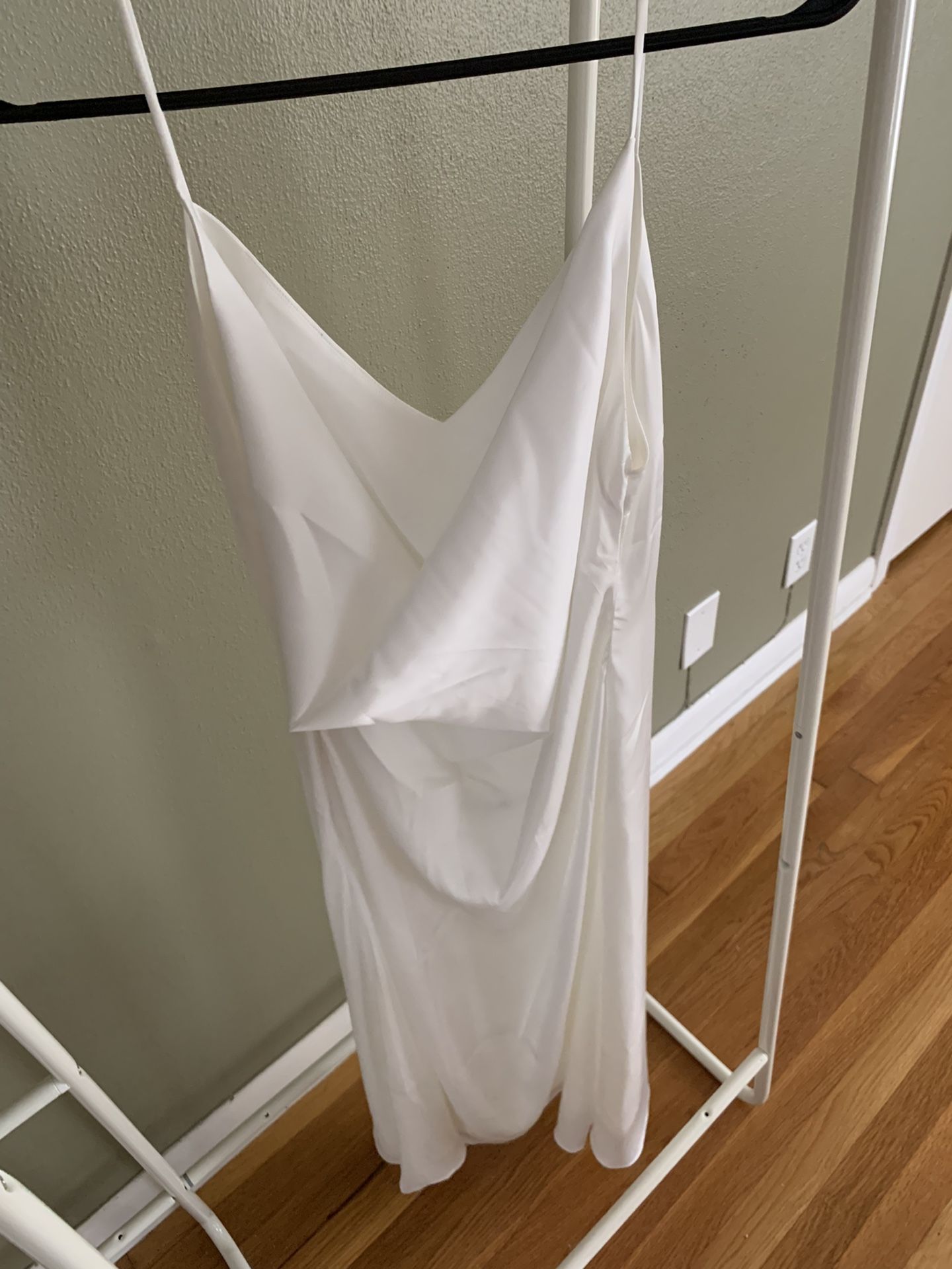 Simple White Wedding Dress