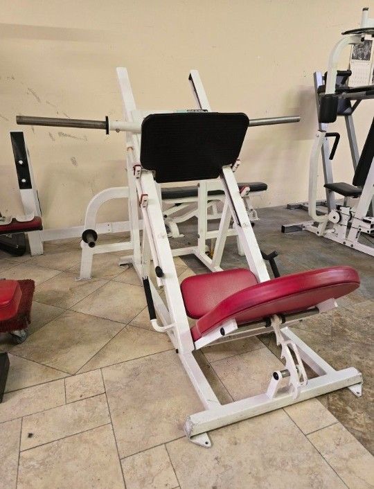 Flex Fitness Angled Leg Press Workout Fitness Plate Loaded Weight Machine
